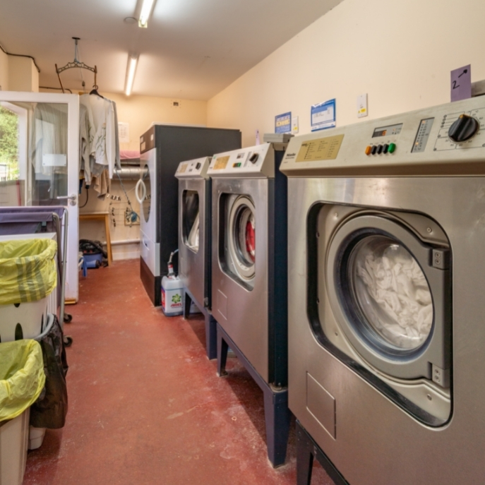 Laundry services at  Pinewood residential home